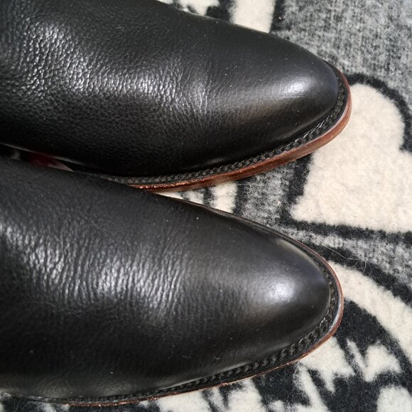 Women Tecovas Boots Leather Black Size 7.5 B \